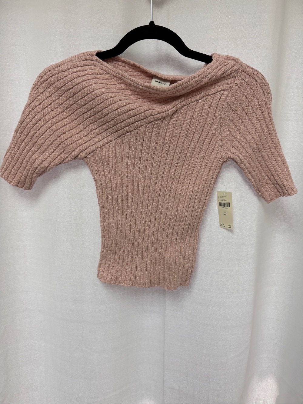 Maeve Ribbed Sweater Tee - Picture 6 of 10